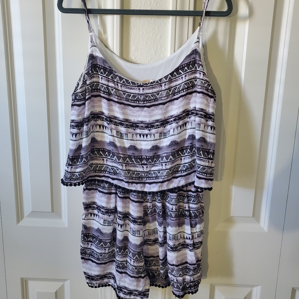 Tribal Print Romper